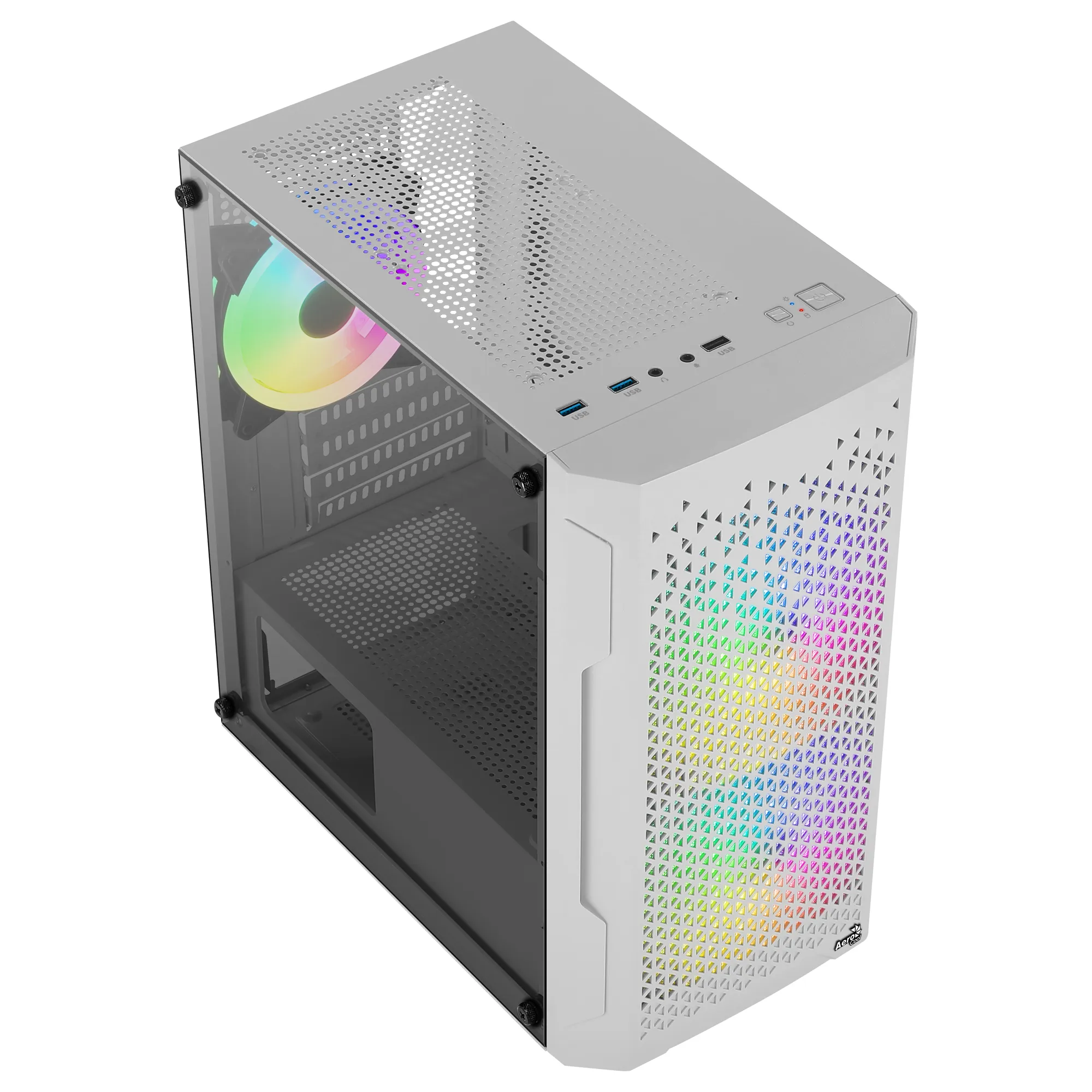 Aerocool Trinity Mini G-WT-v3 mATX - case, window, white