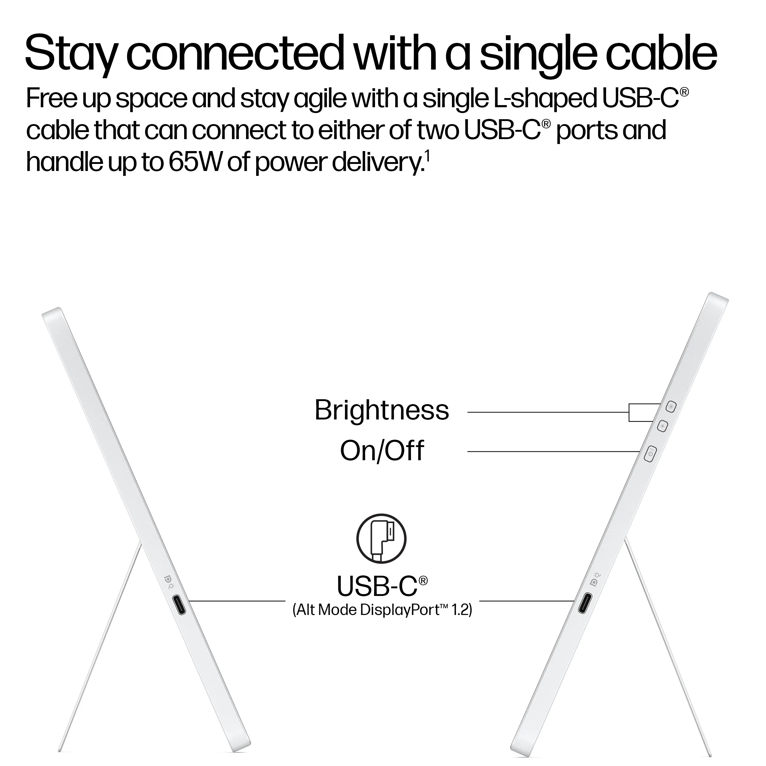 HP Series 5 Pro 514pn 14" WQXGA, IPS Portable Monitor with USB-C hub