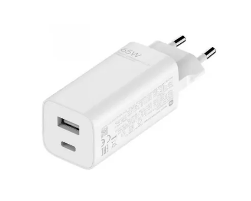 XIAOMI 65W GAN CHARGER (TYPE-A + TYPE-C) EU