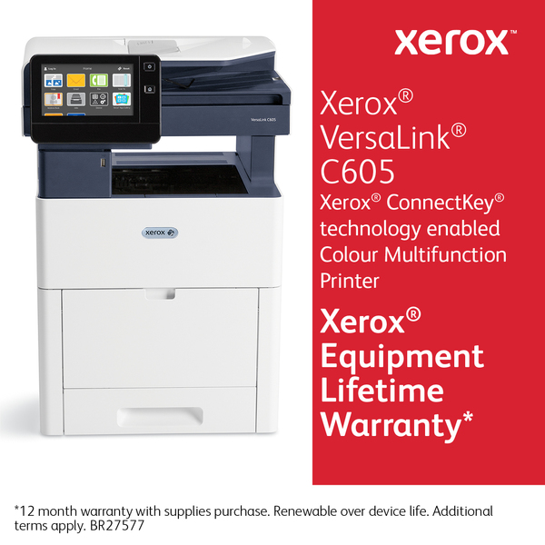 Xerox VersaLink C605V_XL?FI Duplex, LAN/Wi-Fi, A4 - colour laser printer