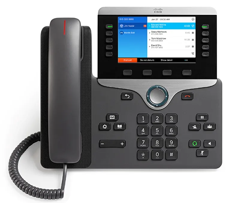 Cisco IP Phone 8841 - VoIP -puhelin - SIP, RTCP, RTP, SRTP, SDP - 5 linjaa