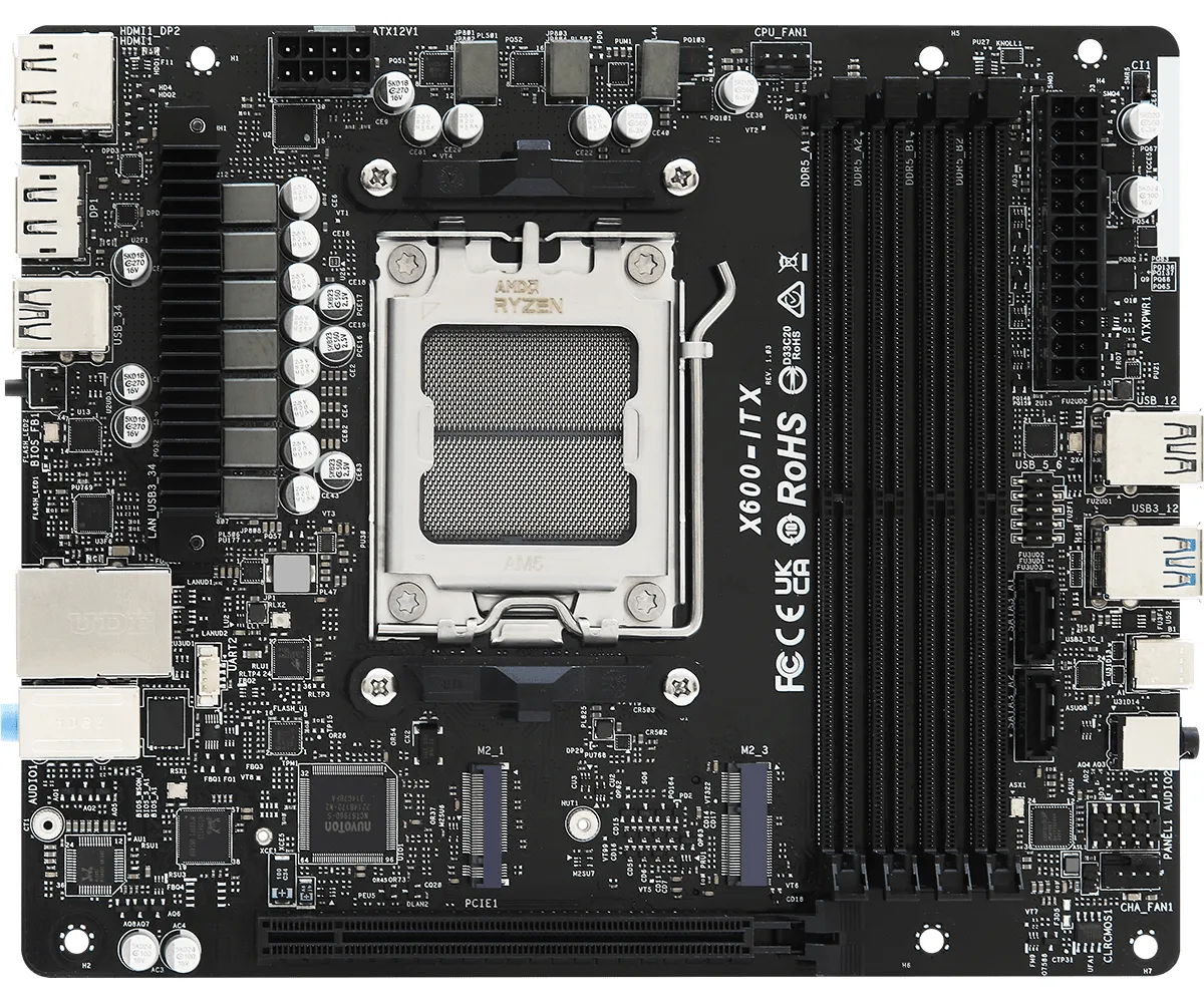ASRock DeskMeet X600 BB 8L - Barebone-PC