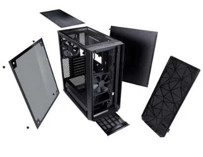 Fractal Design Meshify C - Mid Tower case, window, Black