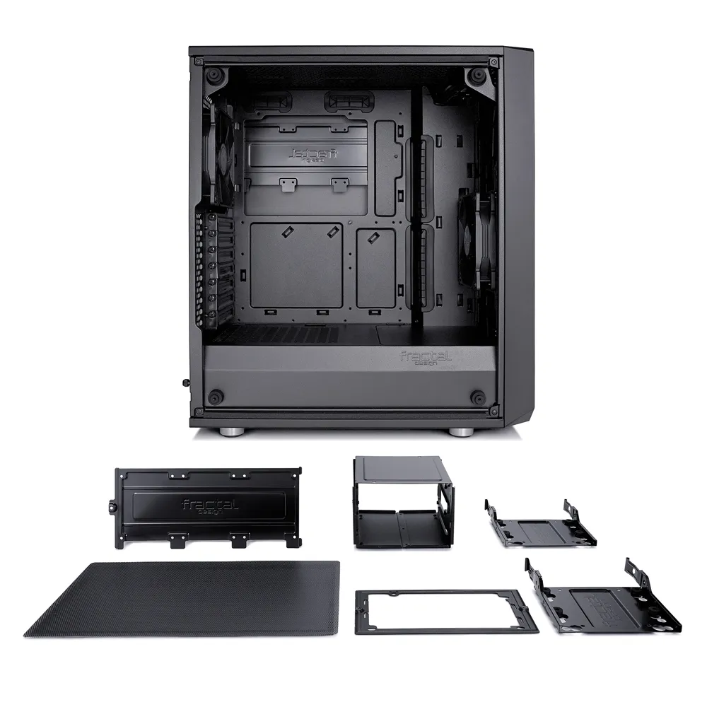 Fractal Design Meshify C - Mid Tower case, window, Black