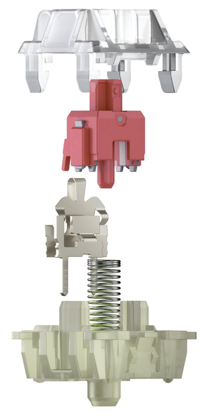 CHERRY G80-3833LWBPN-2 Mechanical Gaming Keyboard, MX Silent Red, Black