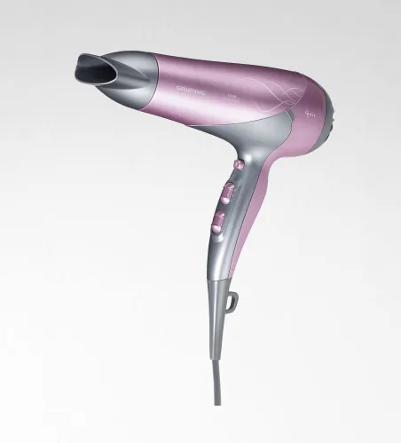 Grundig HD 5680 - hair dryer, Pink, Silver