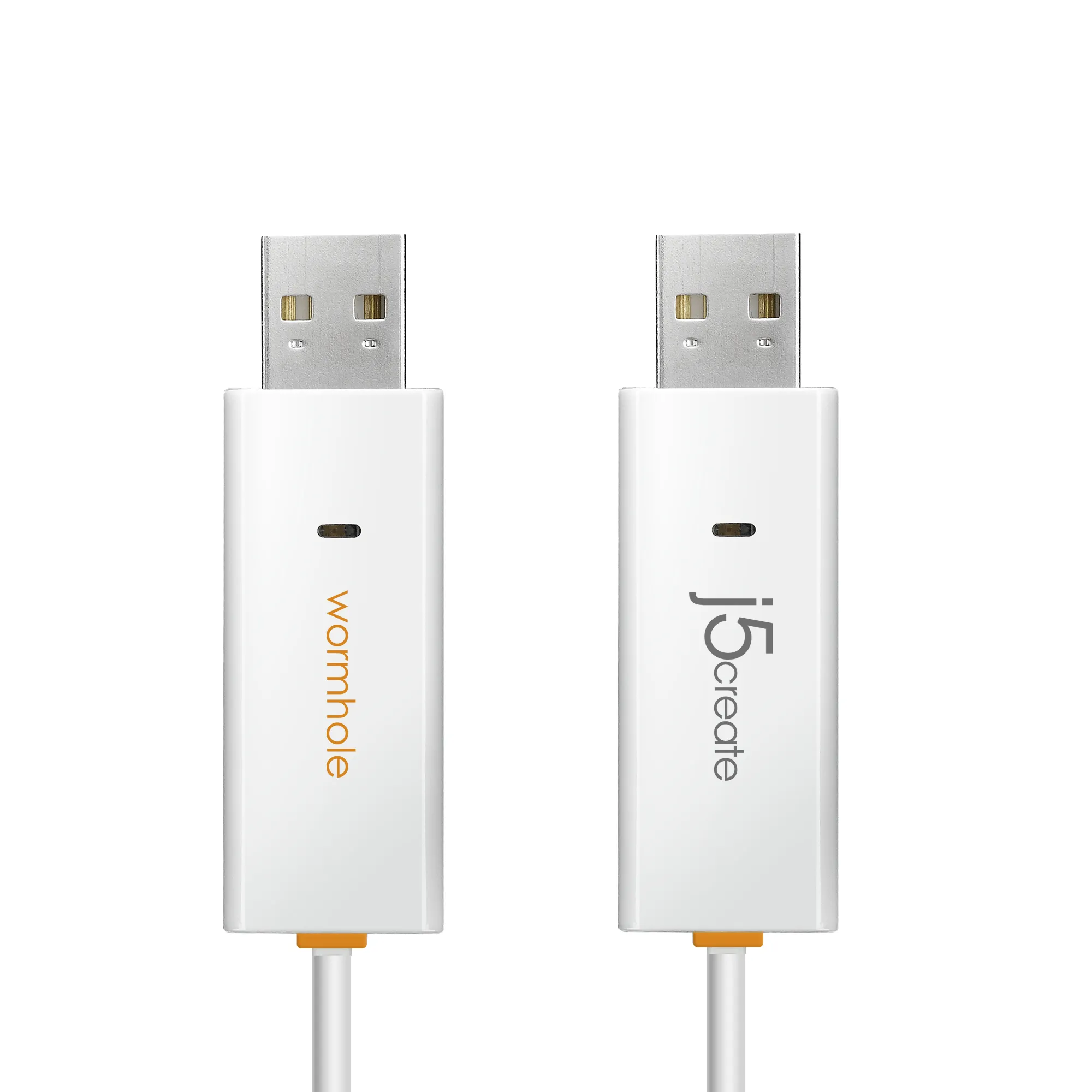 J5 Create  Wormhole USB-A - USB A - cable, 1.8m, White