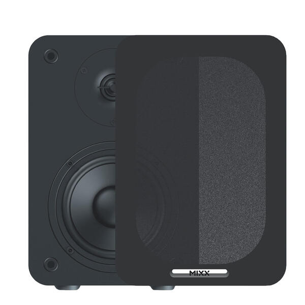 MIXX Vinylskivspelare System 5 Stereo Inkl Högtalare Svart