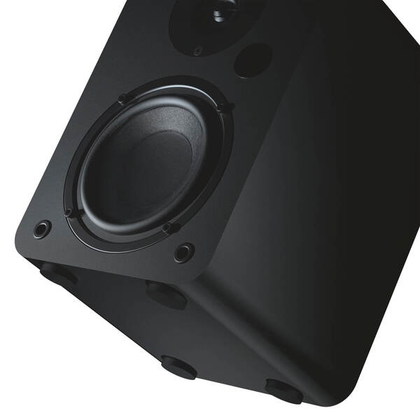 MIXX Vinylskivspelare System 5 Stereo Inkl H&ouml;gtalare Svart