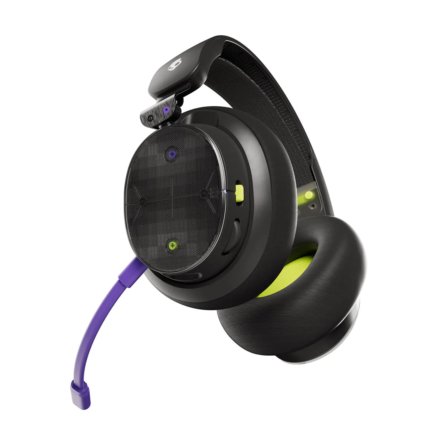 Skullcandy PLYR Digi Hype Multi-Platform -langattomat pelikuulokkeet mikrofonilla, Musta