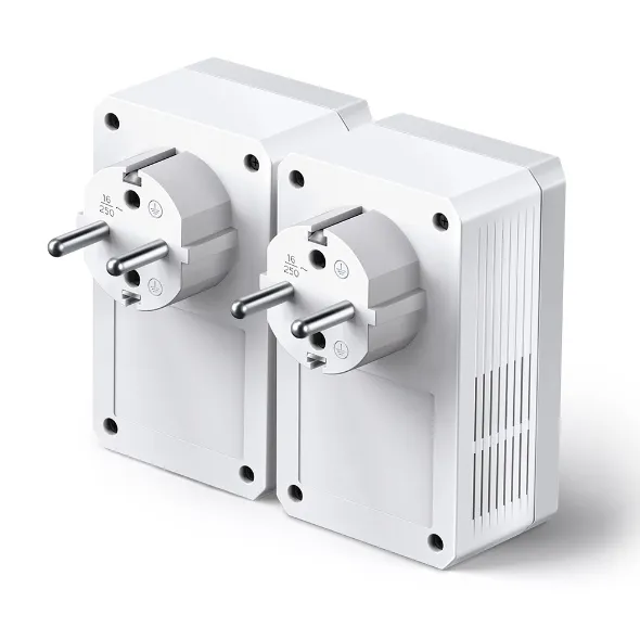 TP-LINK 500Mbps Nano Powerline Ethernet Adapter Kit AC Pass-through HomePlug AV Twin Pack