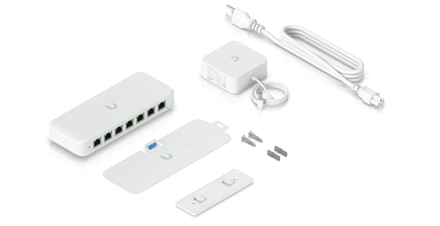 Ubiquiti UniFi USW-ULTRA-60W - Administrerbar Layer 2 Gigabit PoE-switch, vit
