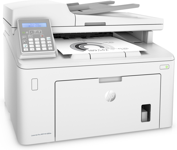 HP LaserJet Pro MFP M148fdw - Monitoimitulostin - M/V - laser - 215.9 x 355.6 mm (alkuper&auml;inen) - A4/Legal (media) - jopa 28 sivua/min (kopiointi) - jopa 28 siv