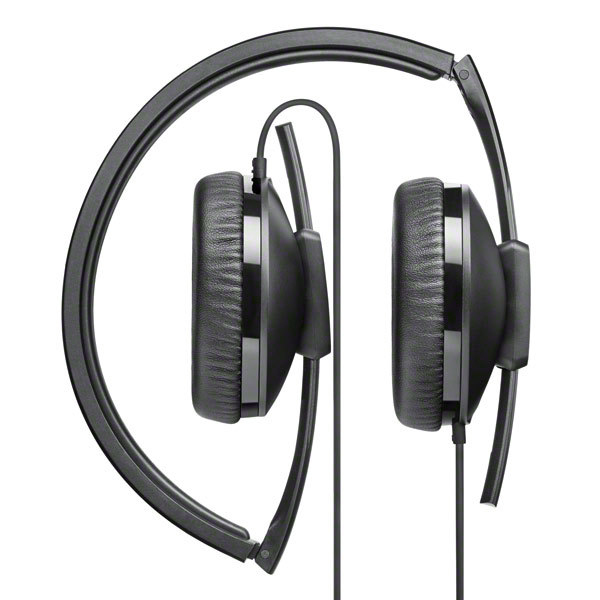 Sennheiser HD 2.10 H&ouml;rlurar, on-ear, vikbara, kompakt, svart
