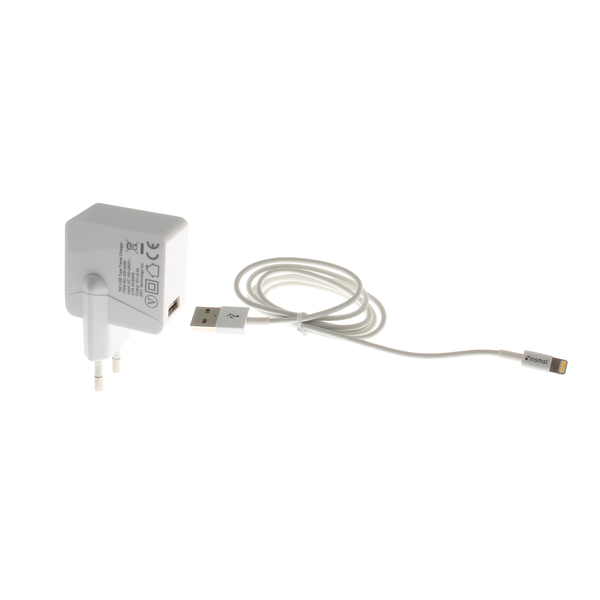 Insmat iPhone 5 MFI WallCharger 2.4A Whi