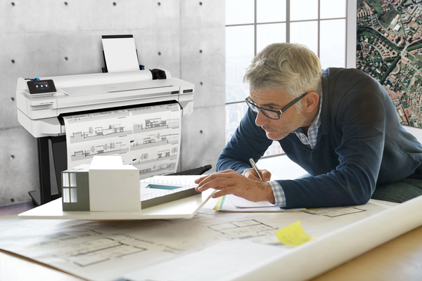 HP DesignJet T130 24-in Printer 2Y Warr