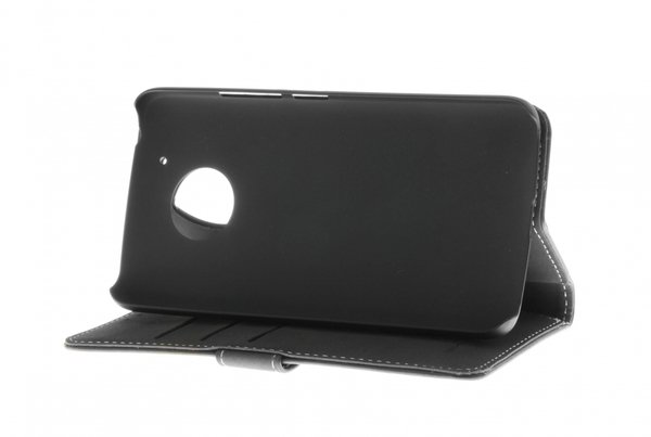 Insmat, Exclusive Flip Case Moto G5, svart