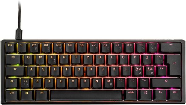 Ducky One 3 - Classic Black / White Nordic - Mini 60% - Gateron Baby Kangaroo - RGB