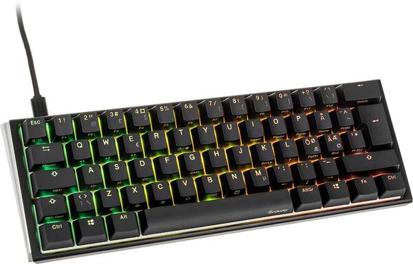 Ducky One 3 - Classic Black / White Nordic - Mini 60% - Gateron Baby Kangaroo - RGB