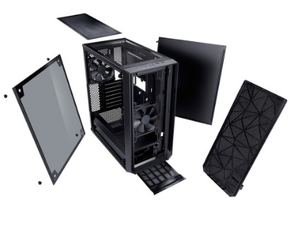 (L&ouml;yt&ouml;nurkka) Fractal Design Meshify C - Blackout TG