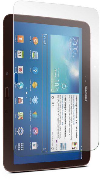 Vipo suojakalvo Galaxy Tab 3 10.1, 0,40mm, puhdistusliina