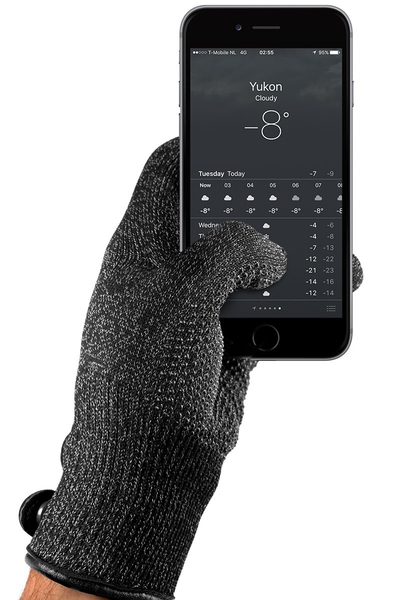 Mujjo Double-Layered Touchscreen Gloves - Large