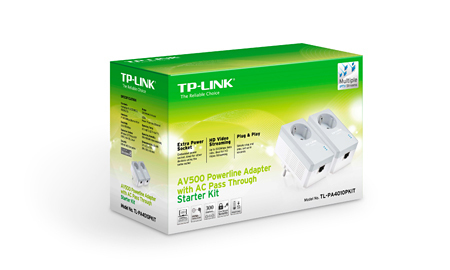 TP-LINK TL-PA4010P AV600 PASS-THRU PL KIT