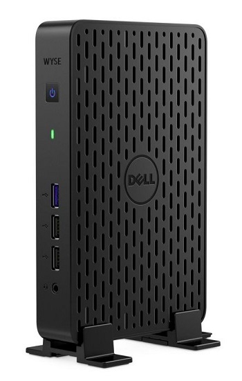 Dell Wyse 3030TC Dual DVI-RJ45 Celeron N2807 4GB 16GBFlash Verti Stand NoWifi Mouse 30W WES7-3YCAR