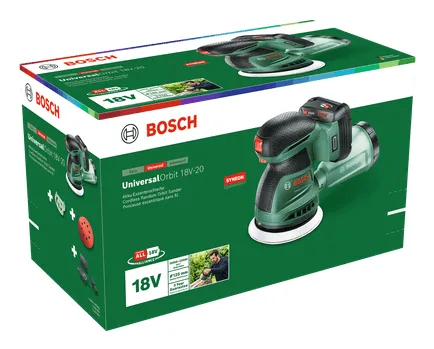 Bosch UniversalOrbit 18V-20 1x 2.0Ah - excenterslipmaskin