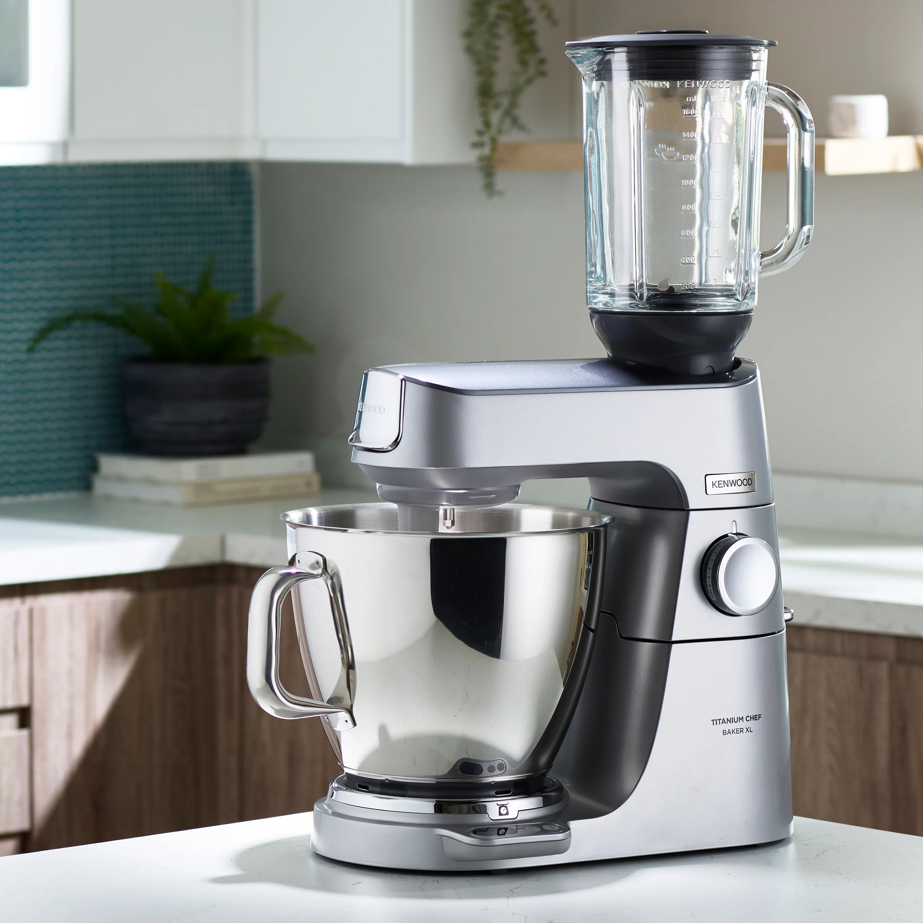 Kenwood Titanium Chef Baker XL KVL85.124SI -yleiskone, 1200 W, 7 l, ruostumaton ter&auml;s