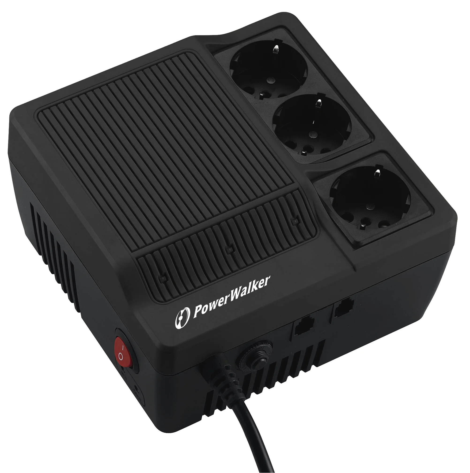 PowerWalker AVR 1200 spänningsregulator, Svart