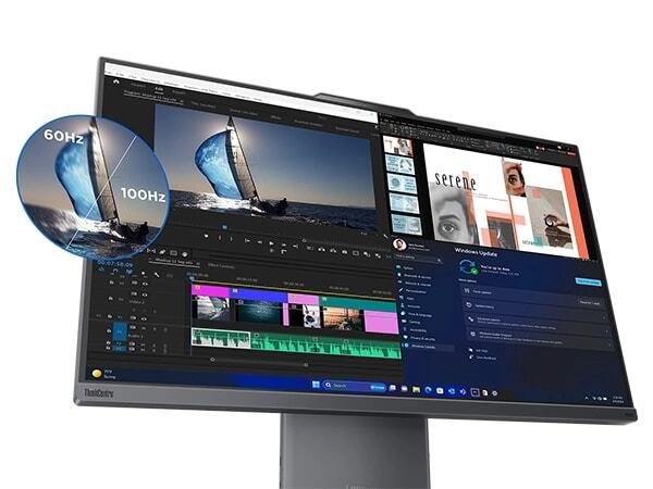 Lenovo ThinkCentre neo 50a 27 Gen 6 Core Ultra 5 226V, 16GB, 512GB, Win 11 Pro All-in-one, Luna gray