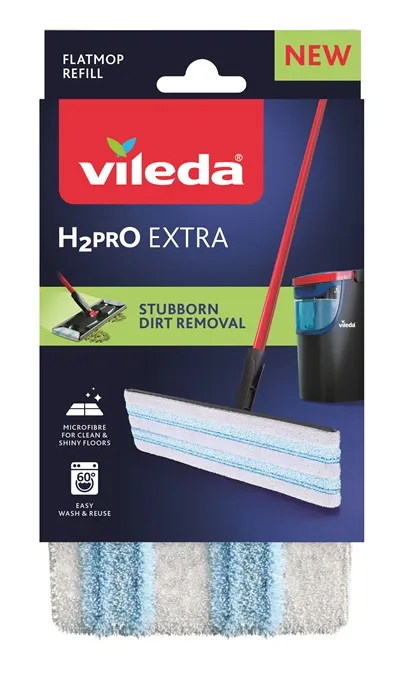 Vileda H2PrO Mopprefill Mikrofiber Vit 1 styck