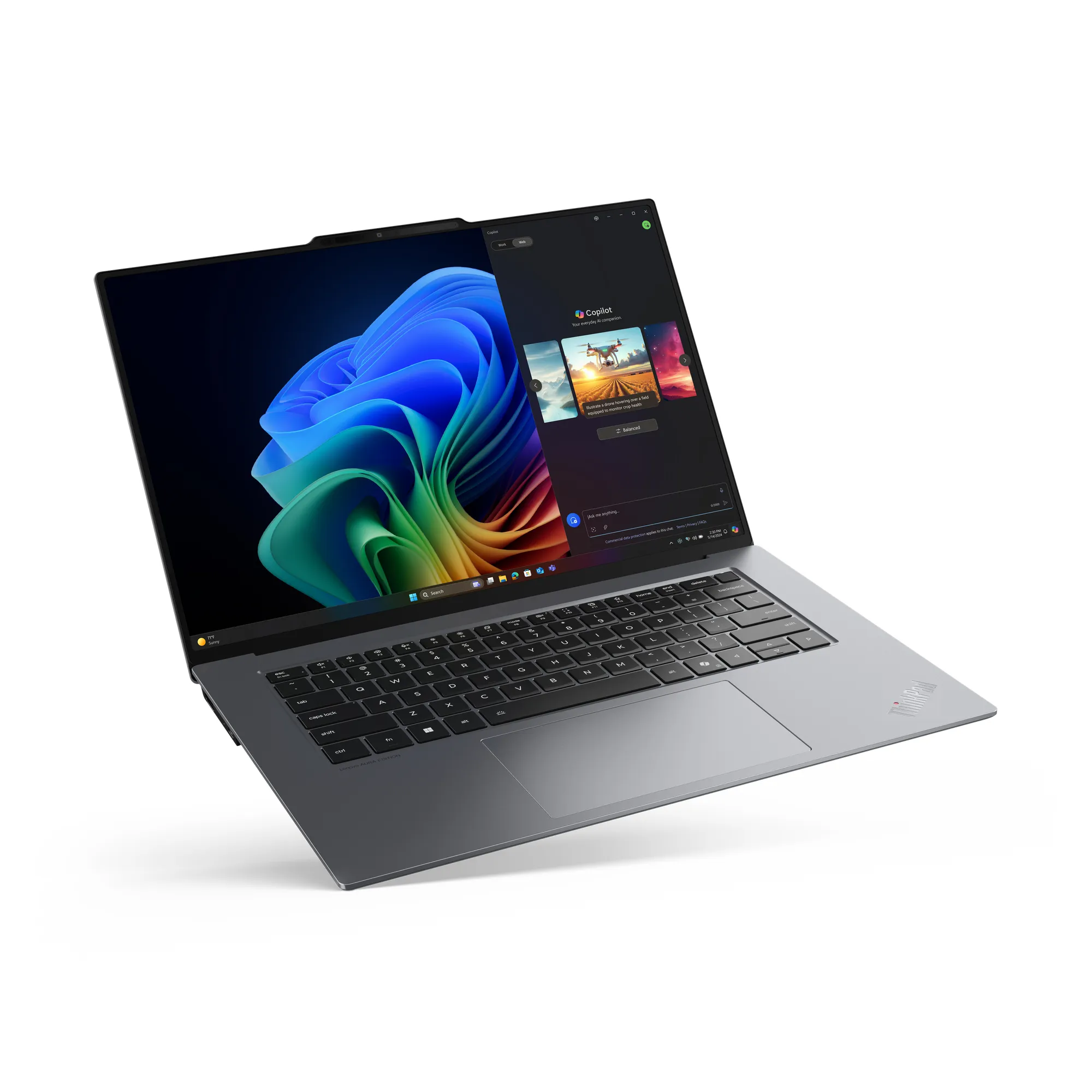 Lenovo ThinkPad X9-15 Gen 1 Aura Edition 15.3" Ultra 5 228V, 32 GB, 512 GB, Win 11 Pro - b&auml;rbar dator, gr&aring;