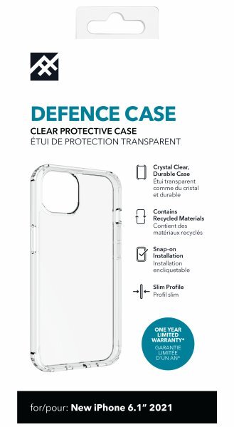 Zagg iFrogz Defence Case Apple iPhone 13 - protective case, Clear