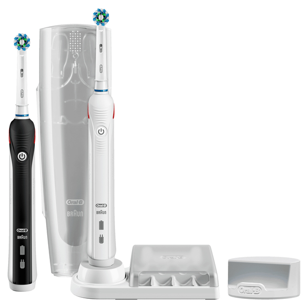 Oral-B SMART 5900 DUO -s&auml;hk&ouml;hammasharja, Valkoinen, Musta