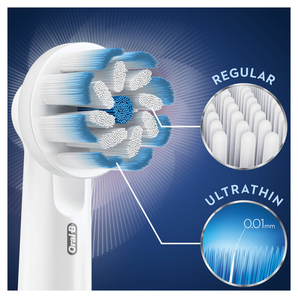 Oral-B Sensitive Clean - borsthuvuden, 6 st