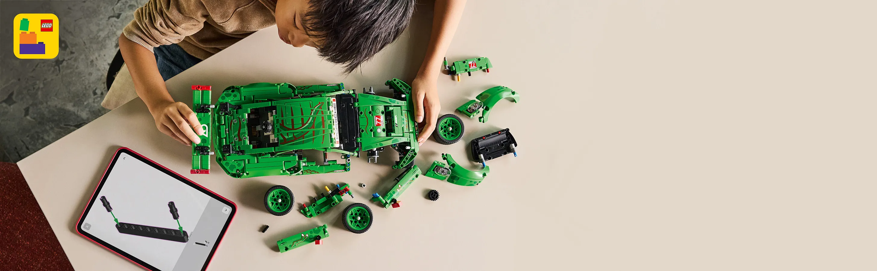 LEGO Technic Porsche 911 GT3 R REXY AO Racing 42224