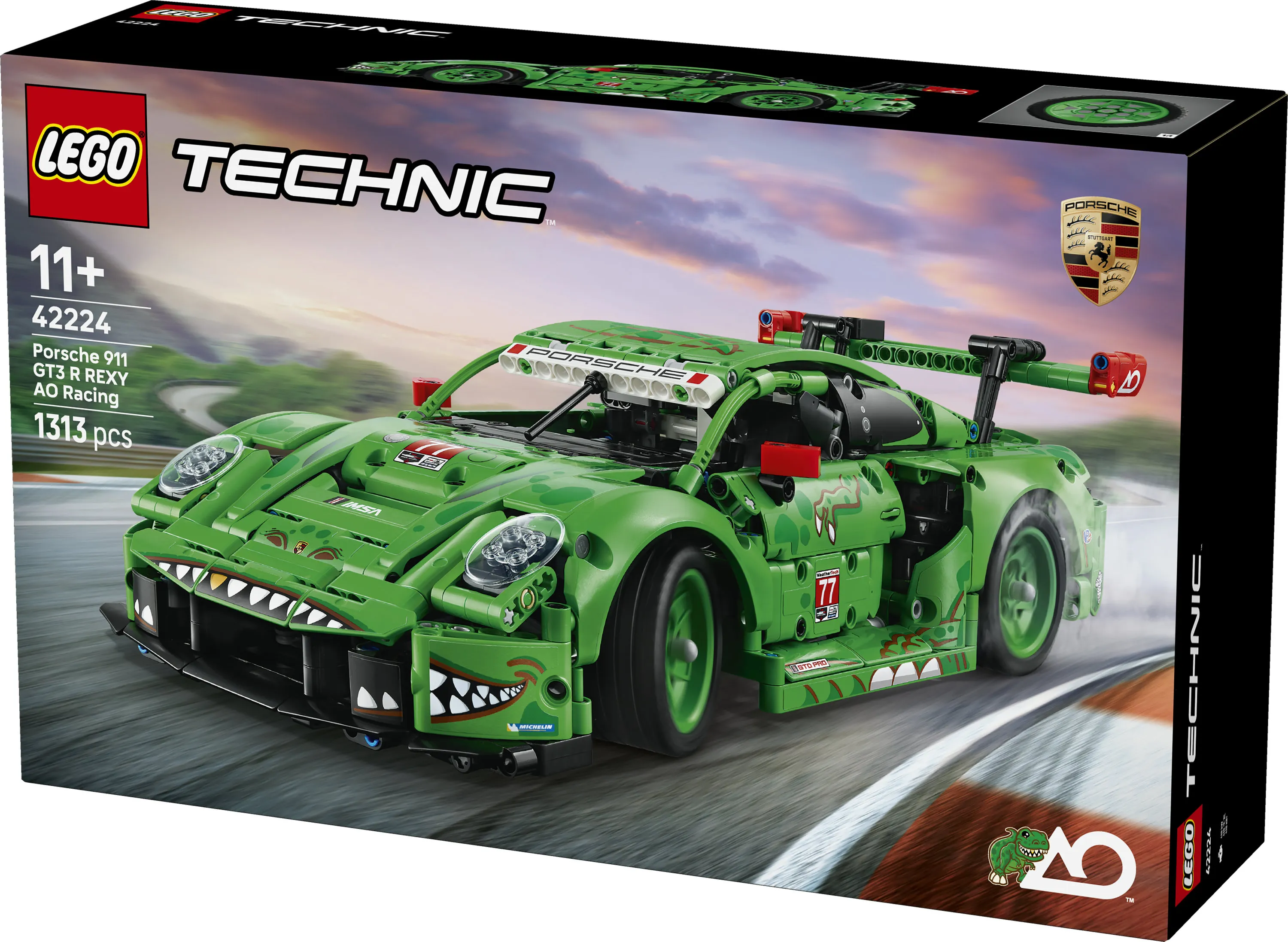 LEGO Technic Porsche 911 GT3 R REXY AO Racing 42224