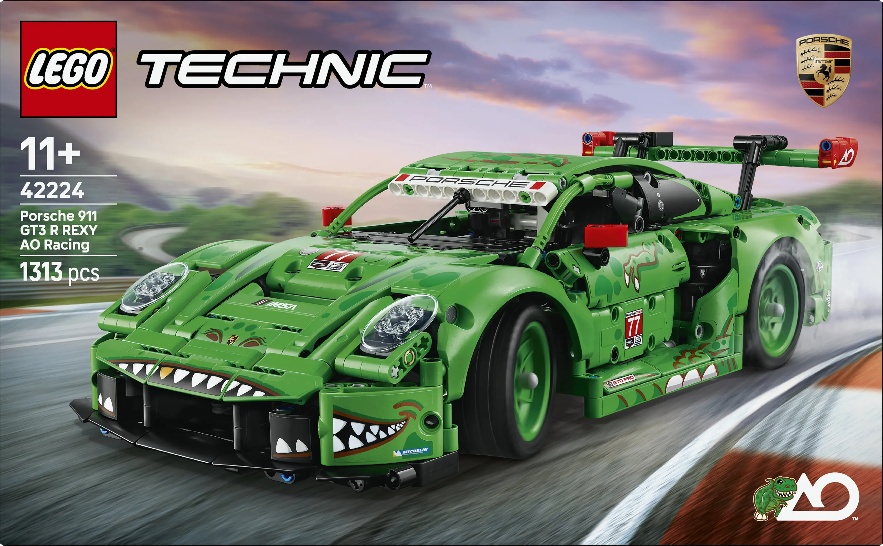 LEGO Technic Porsche 911 GT3 R REXY AO Racing 42224