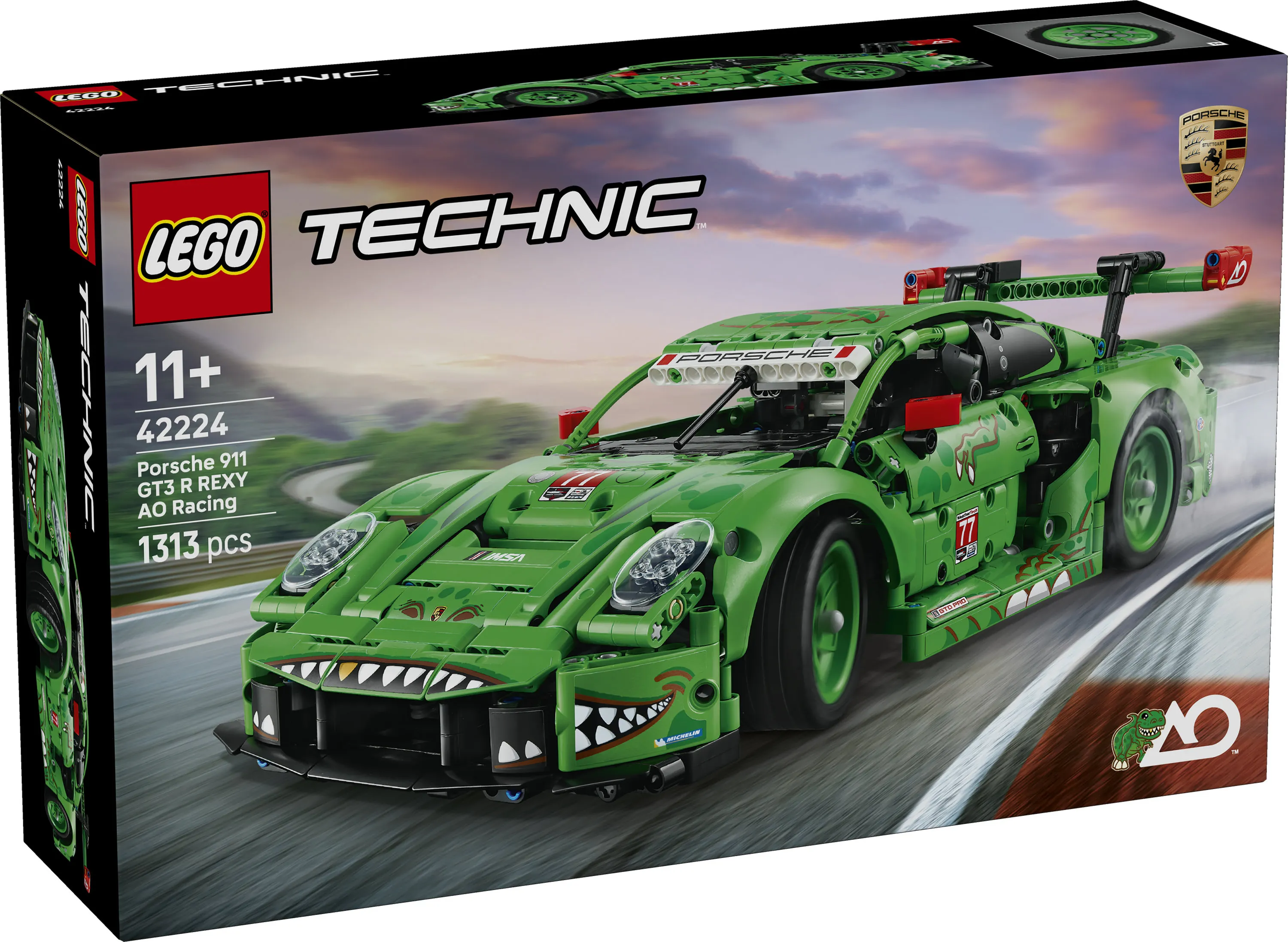 LEGO Technic Porsche 911 GT3 R REXY AO Racing 42224