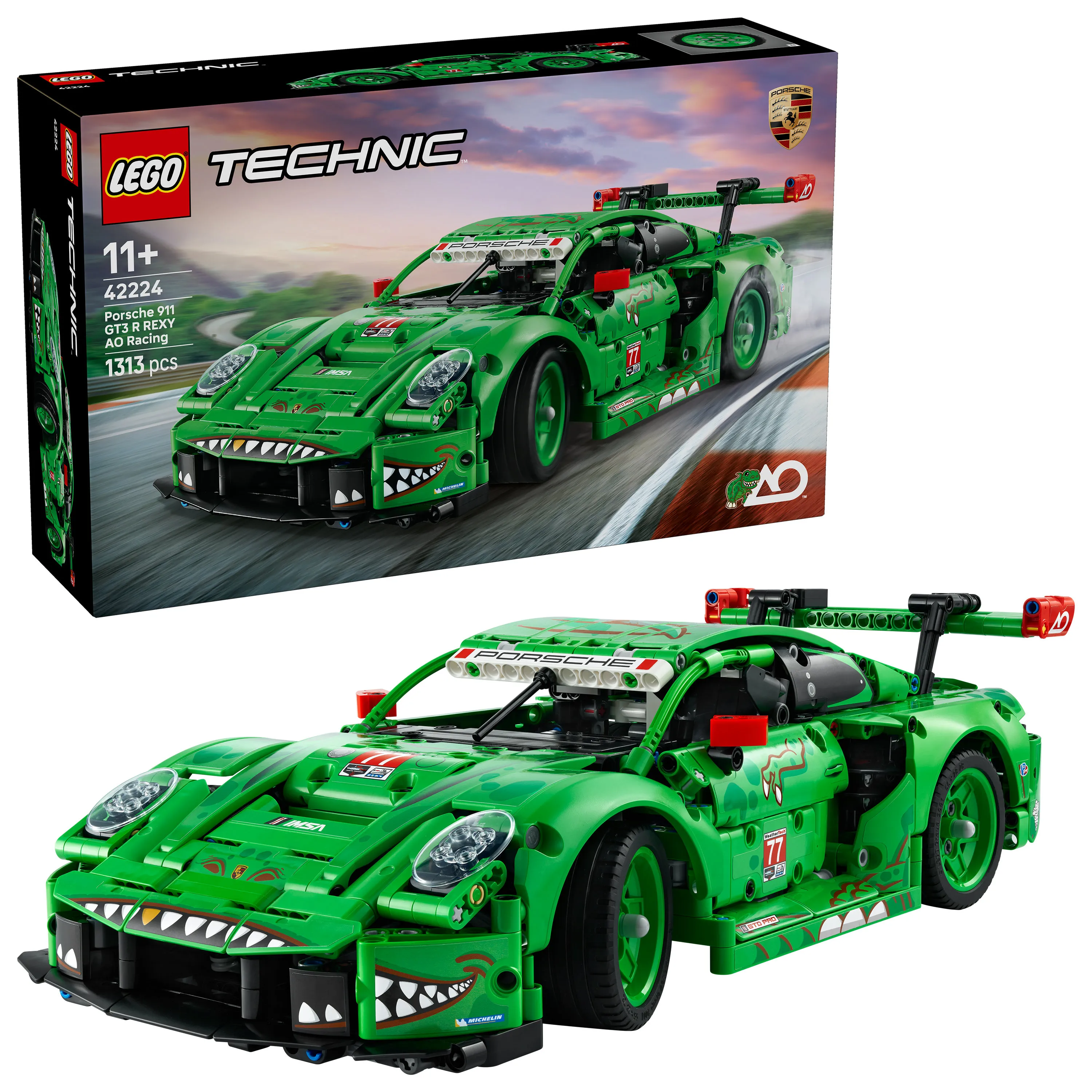 LEGO Technic Porsche 911 GT3 R REXY AO Racing 42224