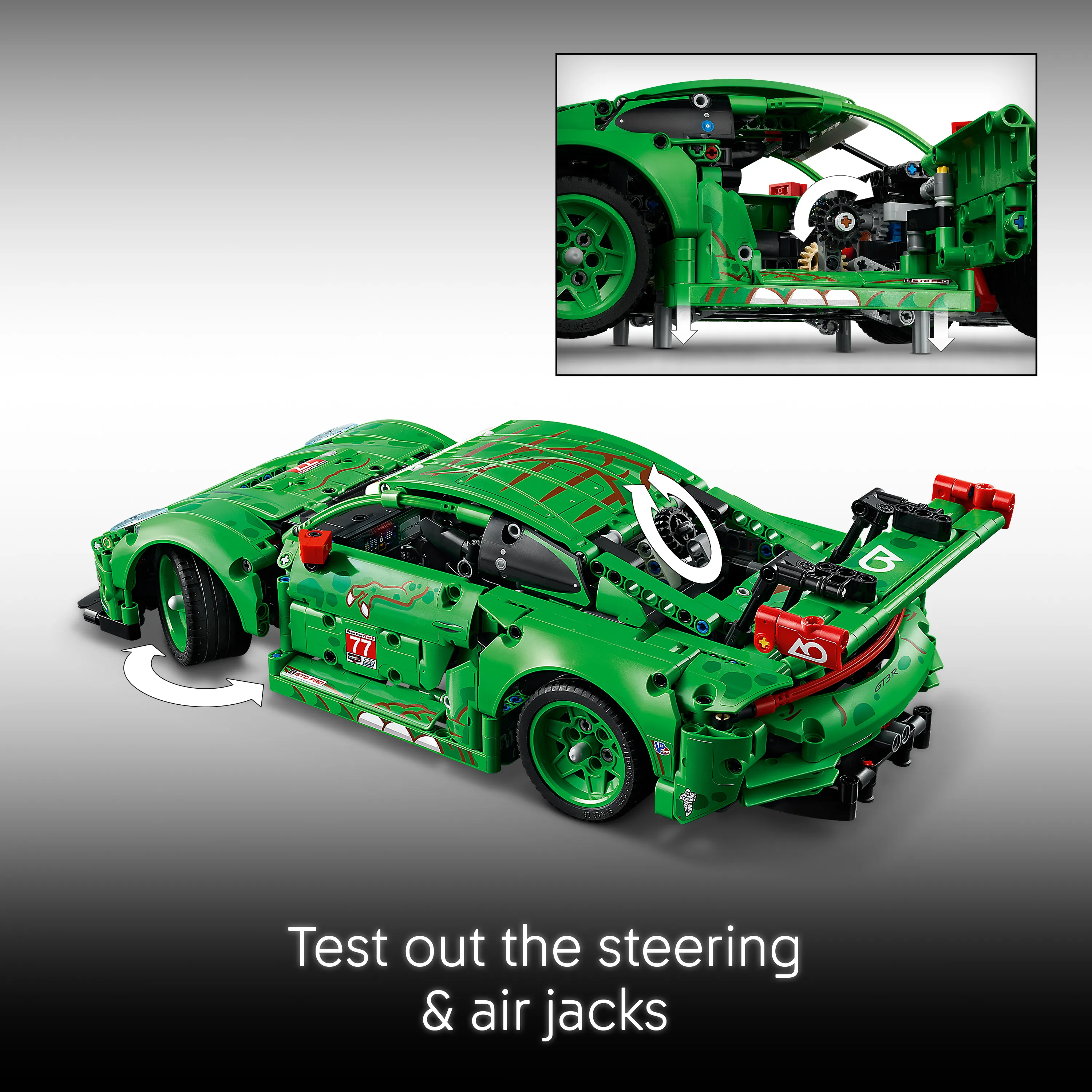 LEGO Technic Porsche 911 GT3 R REXY AO Racing 42224