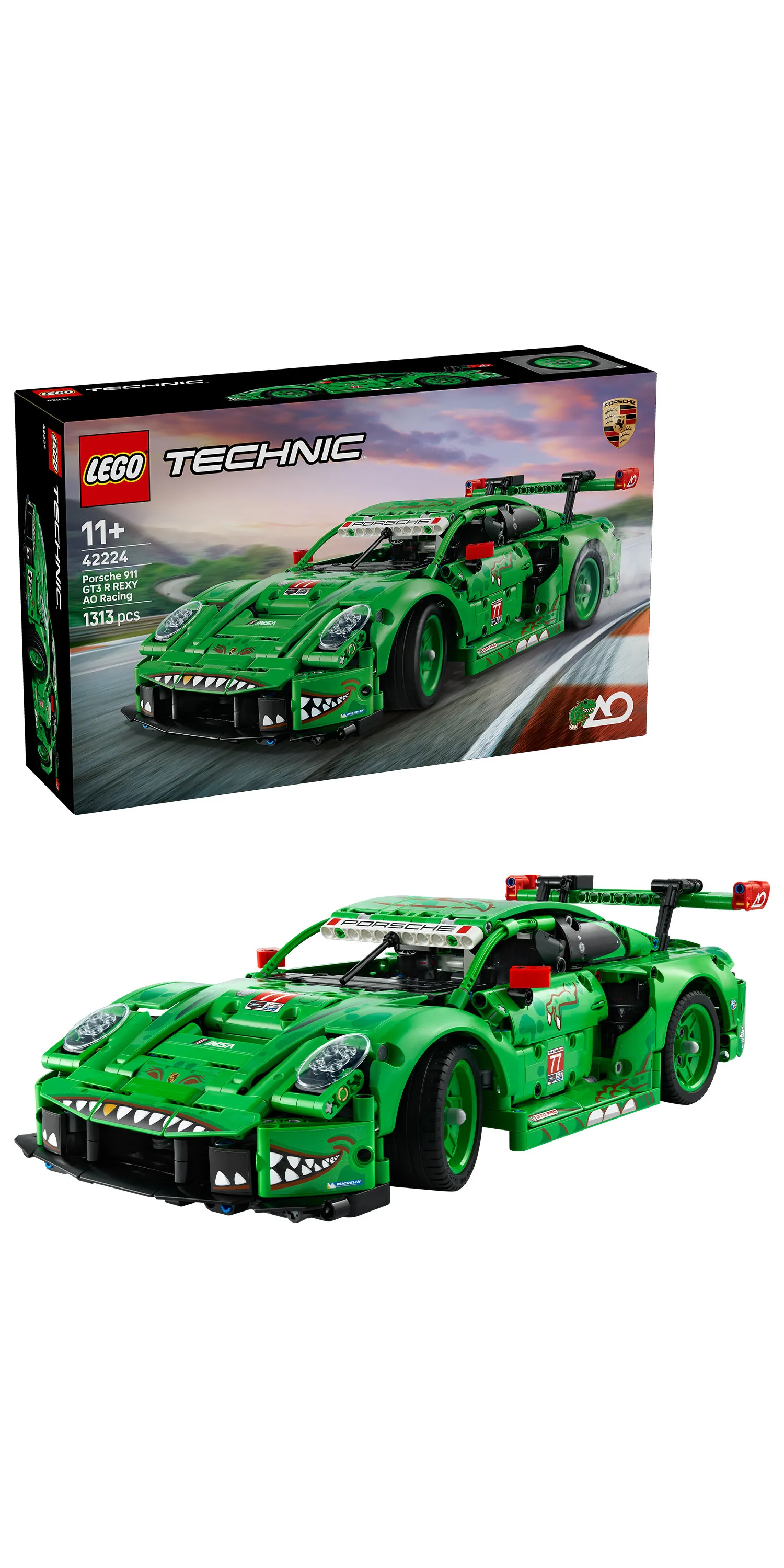 LEGO Technic Porsche 911 GT3 R REXY AO Racing 42224