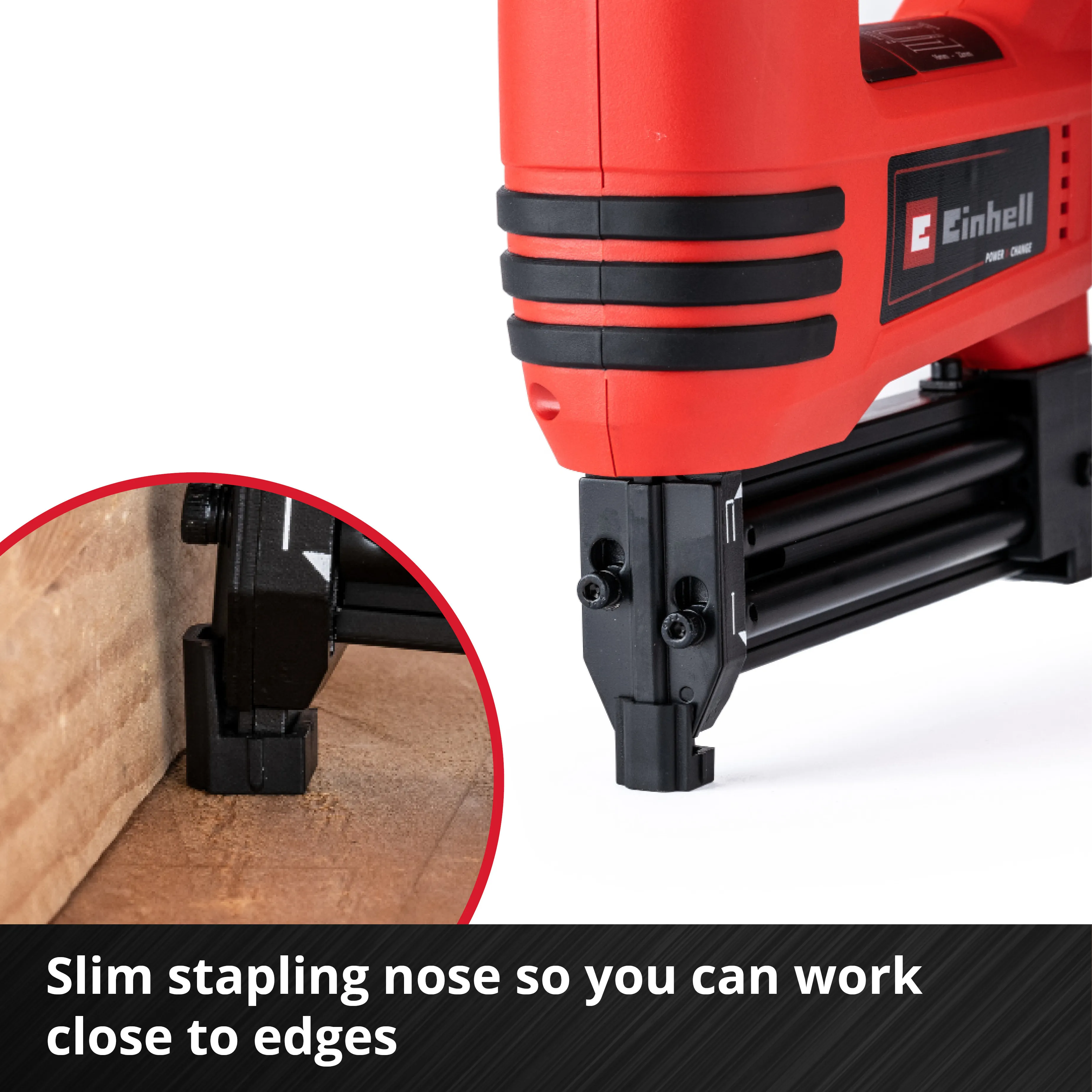 Einhell Cordless Nailer TE-CN 18 Li-Solo, 18V (red/black, without battery and charger)