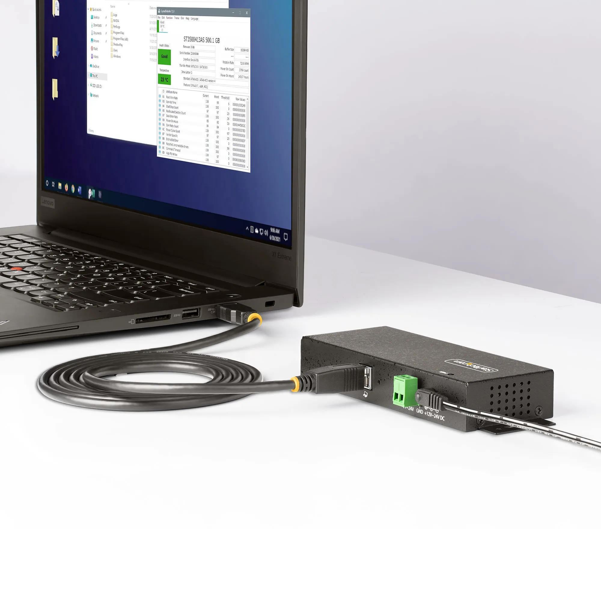 Startech 7-Port Managed Industrial 5Gbps - USB hub