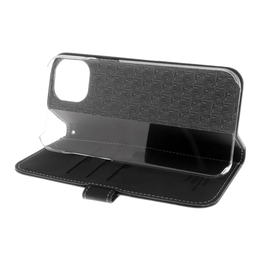 Insmat Flip Case, iPhone 15 Plus - Wallet Case, Black