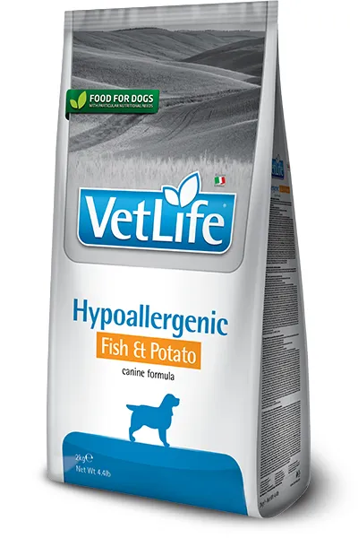 Farmina Vet Life Hypoallergenic Fish & Potato, Dry food for dogs, Adult, 12kg