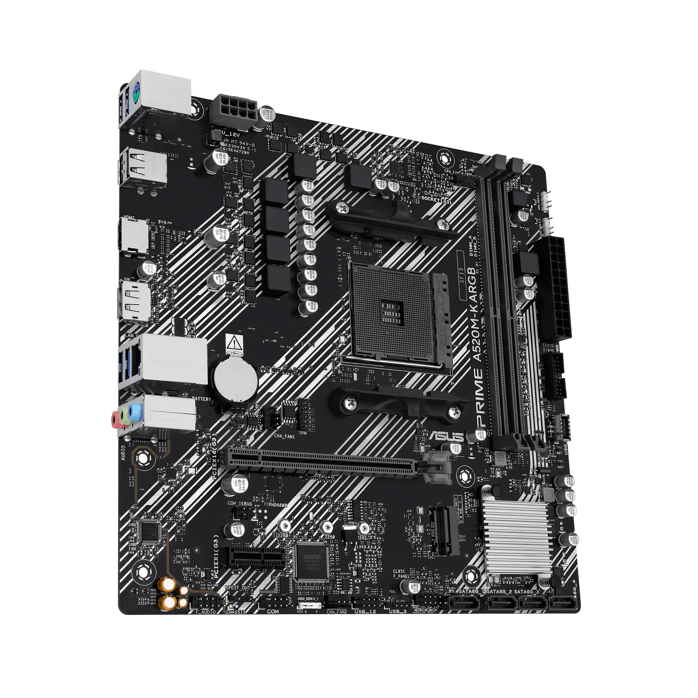 Asus PRIME A520M-K ARGB AM4 mATX Motherboard