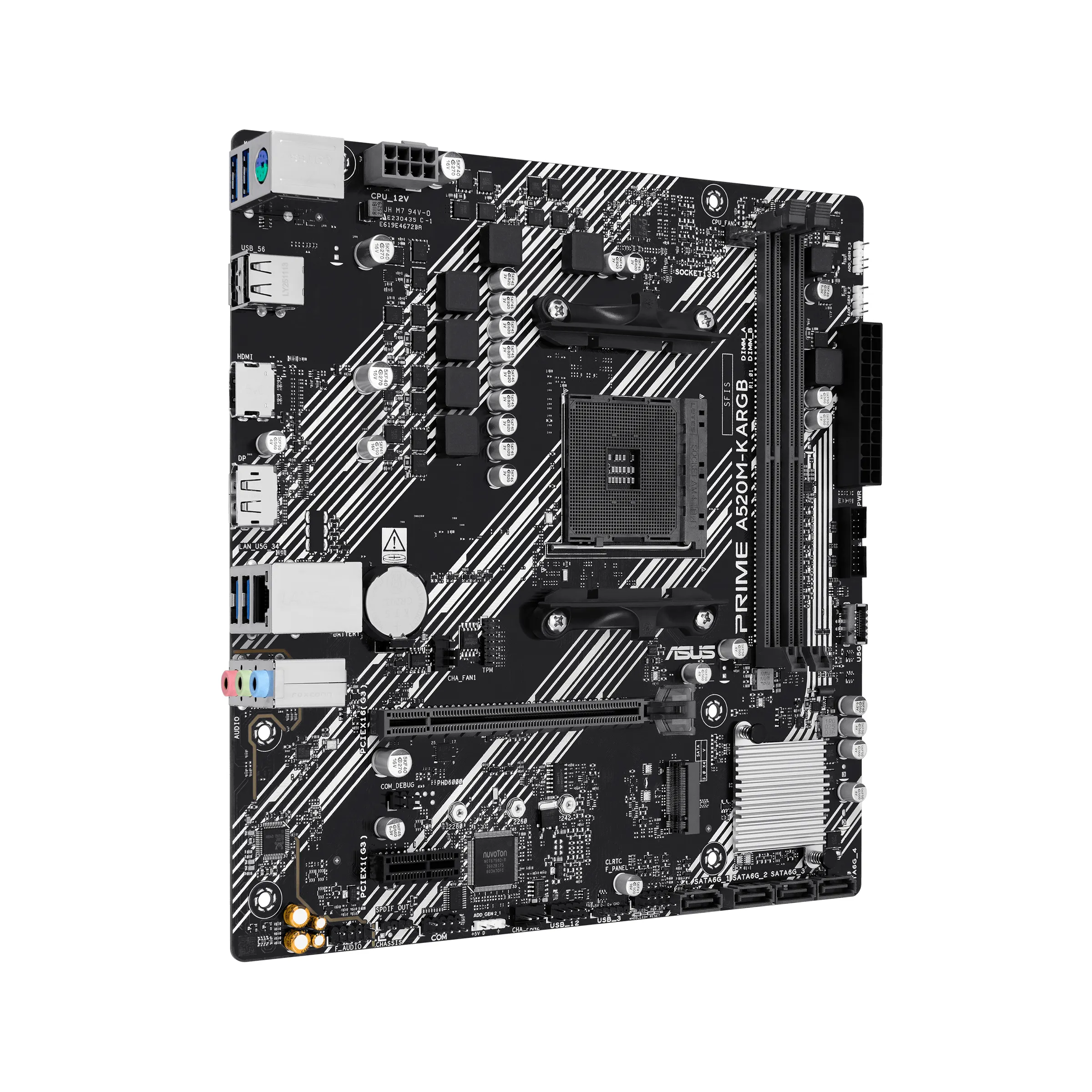 Asus PRIME A520M-K ARGB AM4 mATX Motherboard